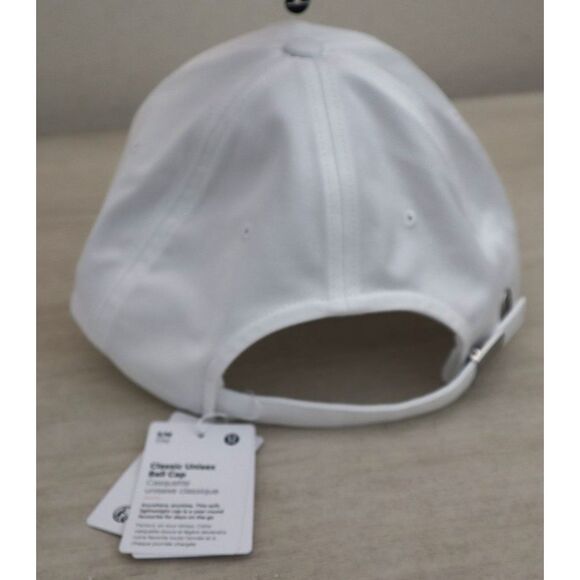 Lululemon LU9CKDS Sz S/M White/Sour Green Courtside Classic Unisex Ball Cap - Picture 2 of 8